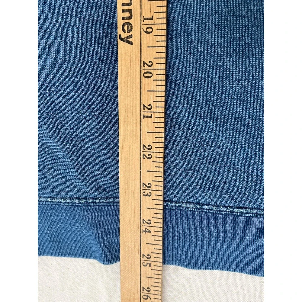 Visvim Indigo Artisan Crewneck Sweatshirt Natural Dye Japan Pullover Size 4 - Picture 7 of 16